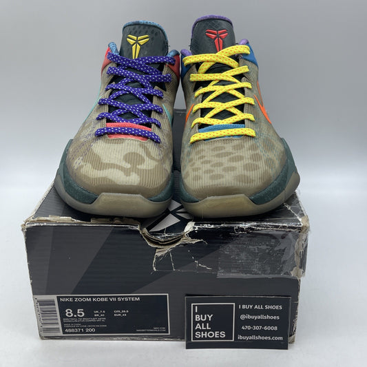 Size 8.5 - Nike Zoom Kobe 7 System What The Kobe Black Black (488371-200)