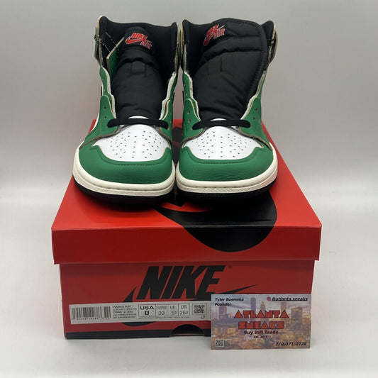 Size 8 - Air Jordan 1 Retro OG Lucky Green W Brand New Og All Leather Ds
