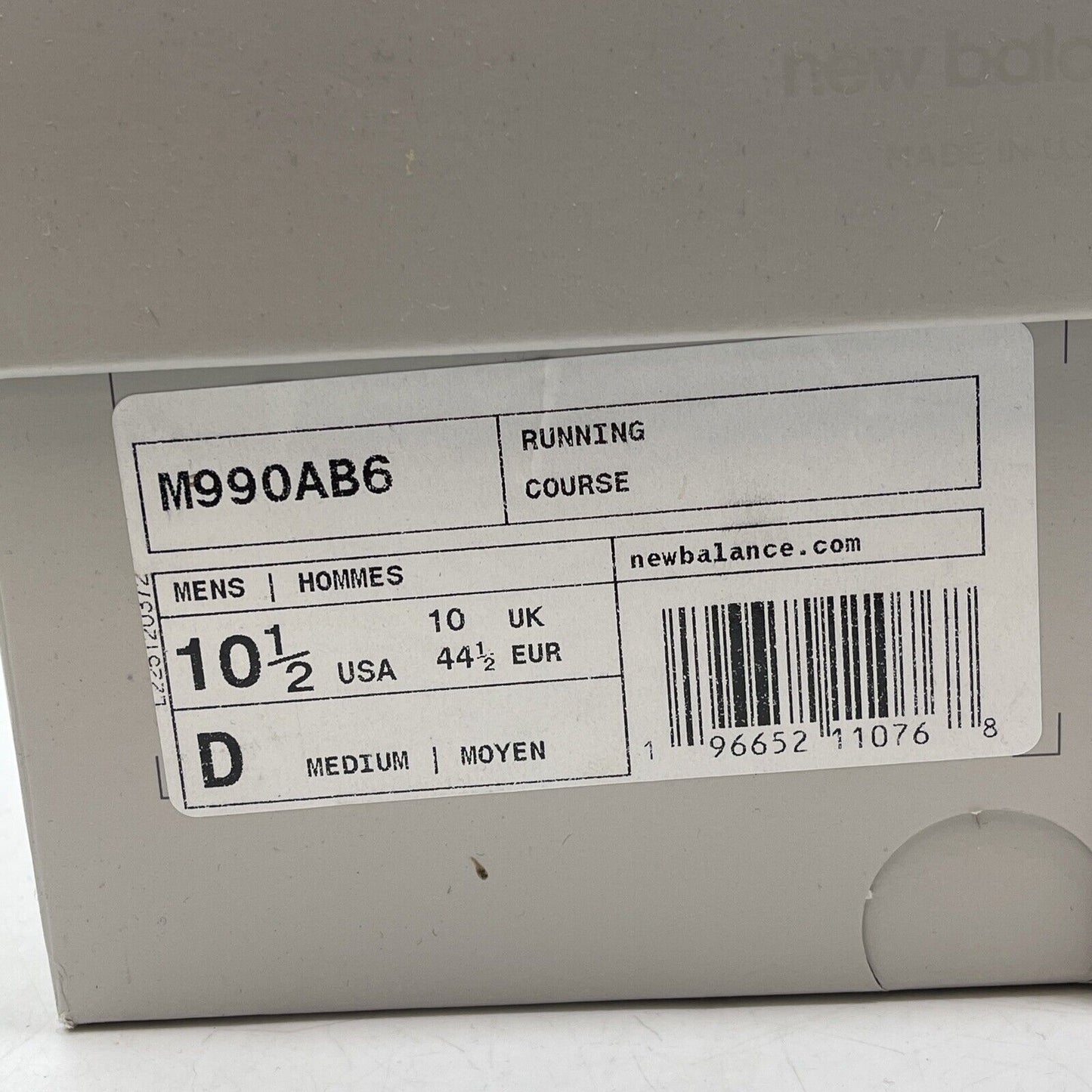 Size 10.5 - New Balance Action Bronson x 990v6 Made in USA Baklava (M990AB6)