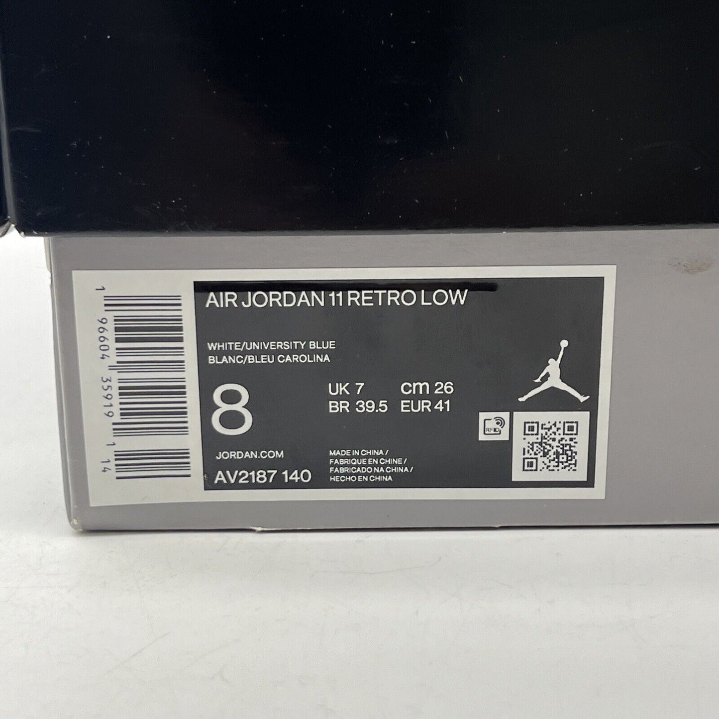 Size 8 - Air Jordan 11 Retro Low Cement Grey Leather White (AV2187-140)