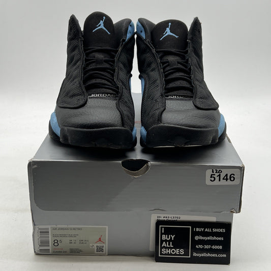 Size 8.5 - Air Jordan 13 Retro Mid Black University Blue (DJ5982-041)