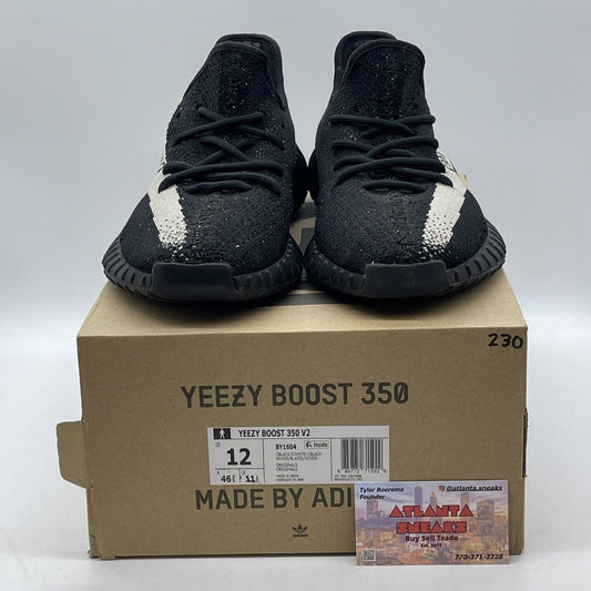 Size 12 - adidas Yeezy Boost 350 V2 Low Oreo Black Brown Suede Leather (BY1604)