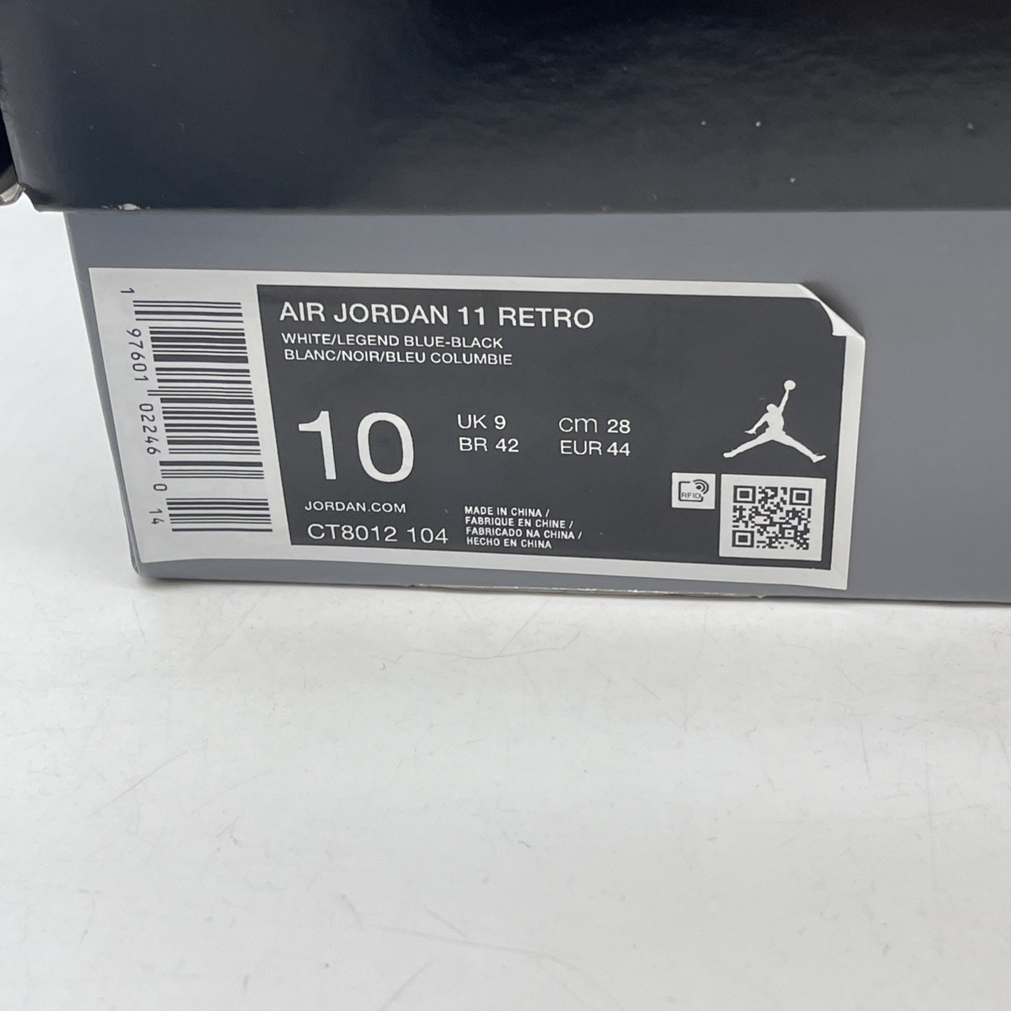 Size 10 - Air Jordan 11 Retro High Legend Blue White Leather (CT8012-104(