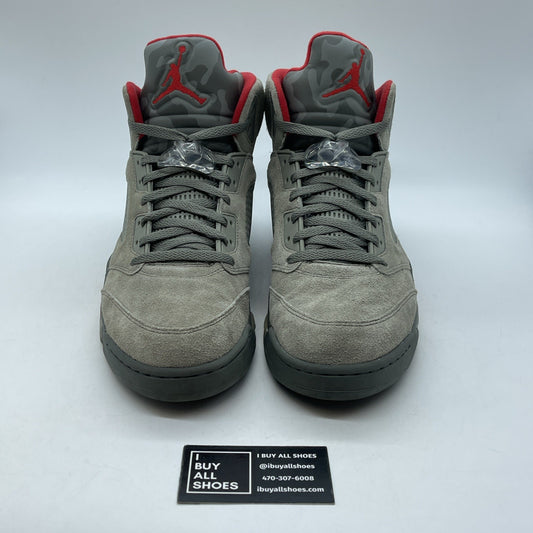 Size 13 - Air Jordan 5 Retro Camo Grey Leather Suede (136027-051)