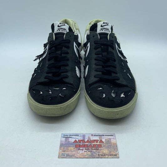 Size 11.5 - Nike Acronym x Blazer Low Black Olive Aura Black White (DO9373-001)