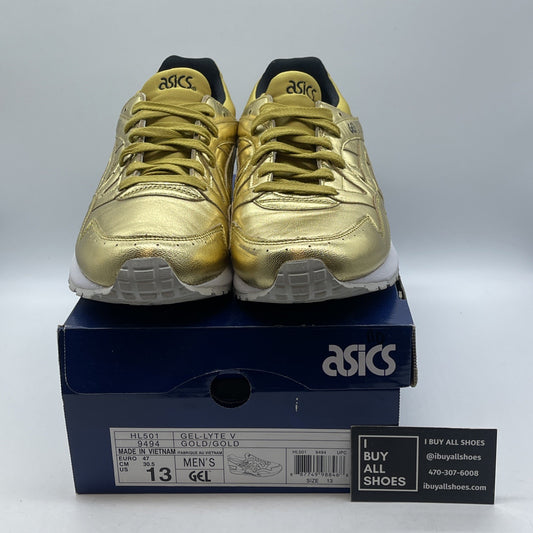 Size 13 - ASICS Gel Lyte 5 Champagne Gold Suede Leather (HL501-9494)