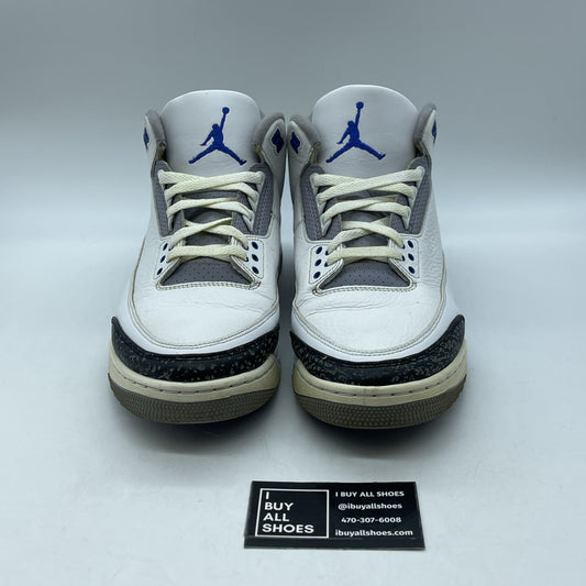 Size 12 - Air Jordan 3 Retro Mid Racer Blue Grey White Suede (CT8532-145)
