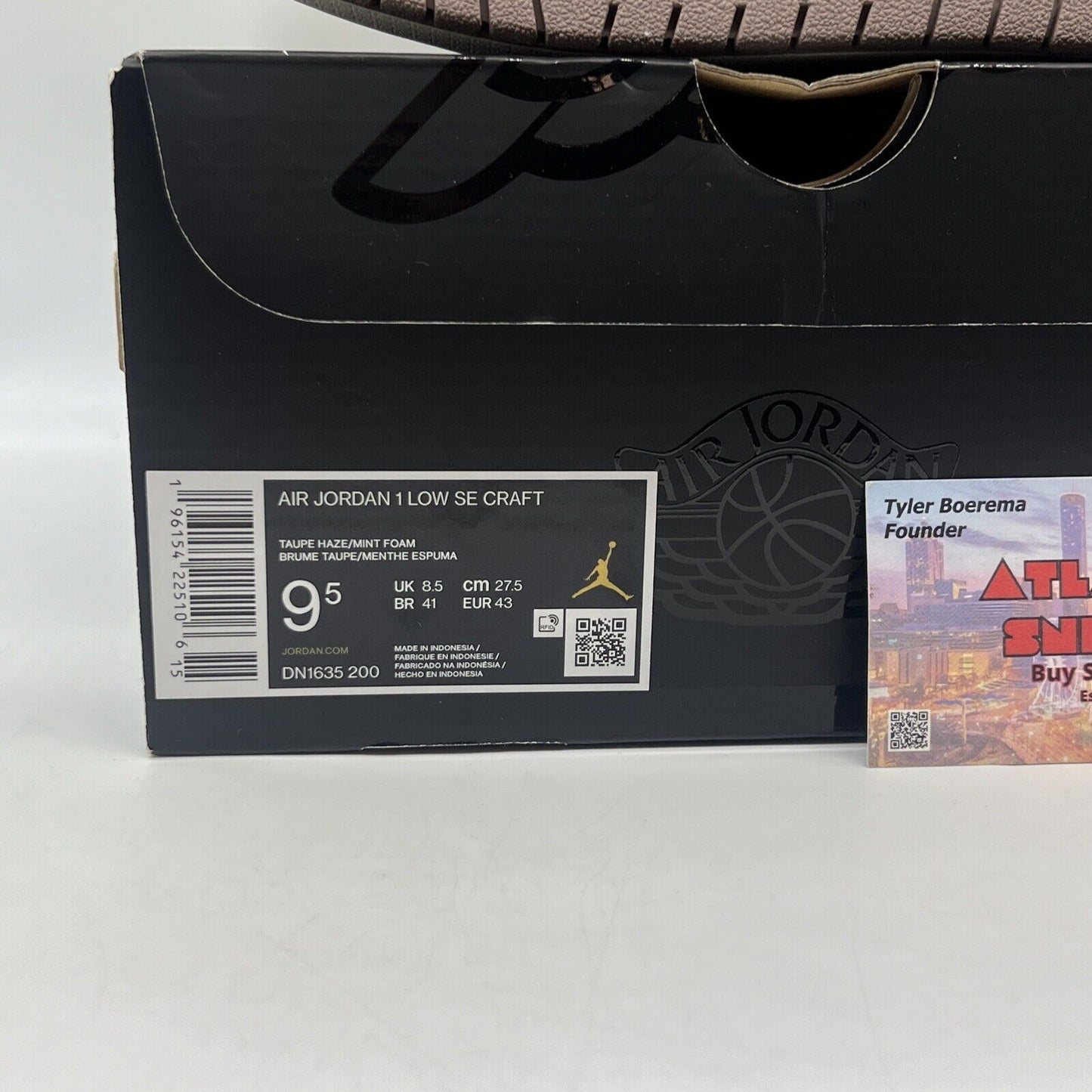 Size 9.5 - Jordan 1 Low SE Craft Inside Out Brand New Og All