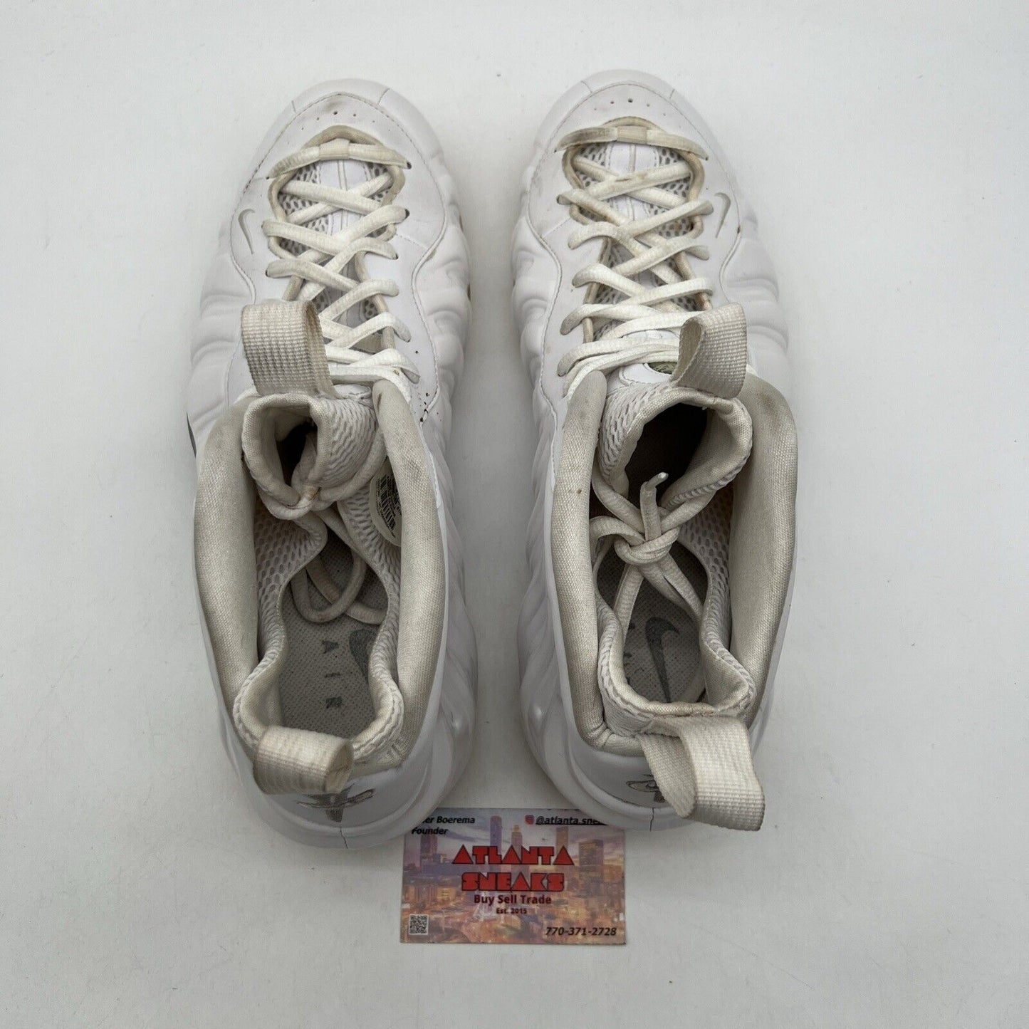 Size 13 - Nike Air Foamposite One White-Out (314996-100)