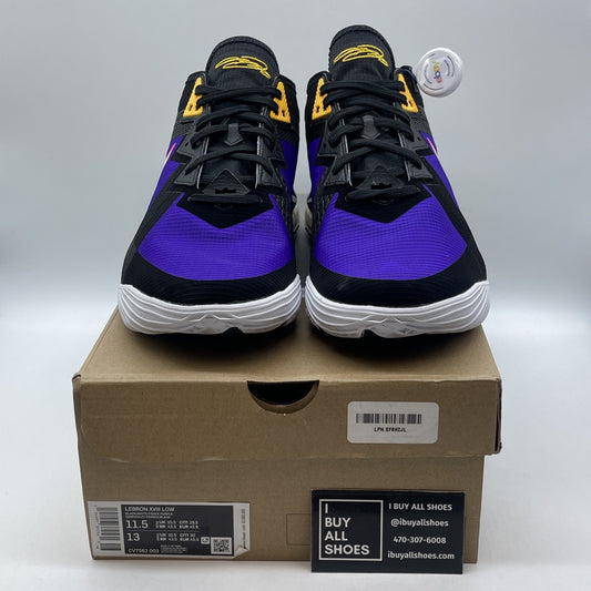 Size 11.5 - Nike LeBron 18 Low ACG Terra Purple Suede Leather (CV7562-003)