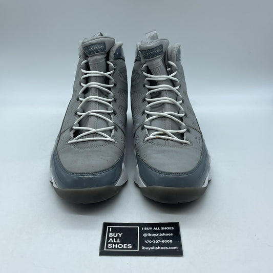 Size 9.5 - Air Jordan 9 Retro 2012 Cool Grey Suede Leather (302370-015)