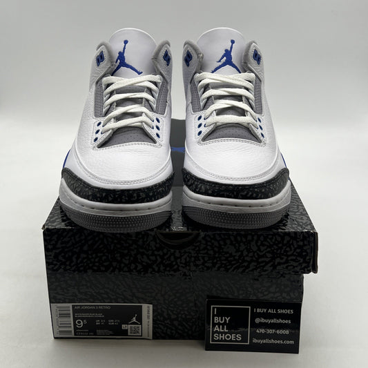 Size 9.5 - Air Jordan 3 Retro Mid Racer Blue (CT8532-145)