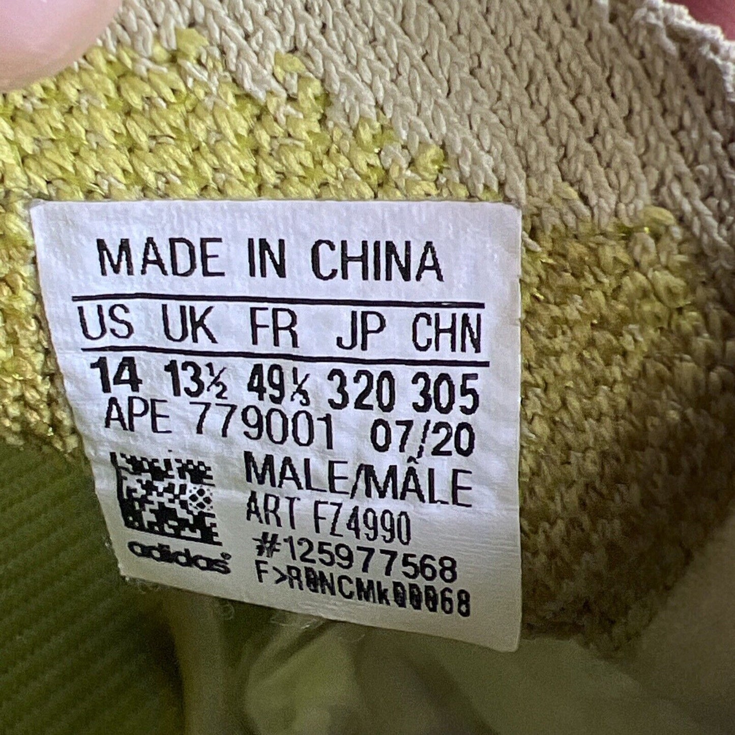 Size 14 - adidas Yeezy Boost 380 Hylte Yellow (FZ4990)