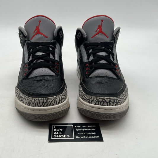 Size 9.5 - Air Jordan 3 Retro OG Mid Black Cement (854262-001)