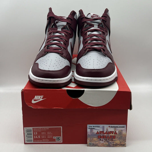 Size 13 - Nike Dunk High Dark Beetroot Brand New Og All