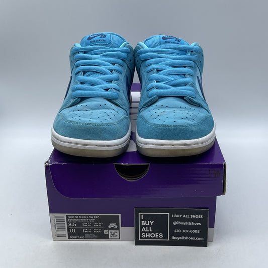 Size 8.5 - Nike Dunk SB Low Blue Fury (BQ6817-400)