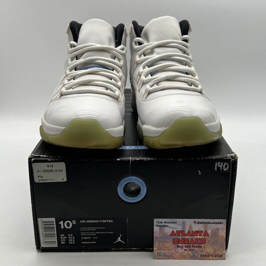 Size 10.5 - Jordan 11 Retro High Legend Blue White Leather (378037-117)