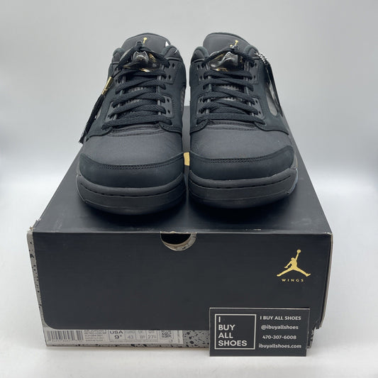 Size 9.5 - Air Jordan 5 Retro Wings Low Class of 2020-21 Black (DJ1094-001)