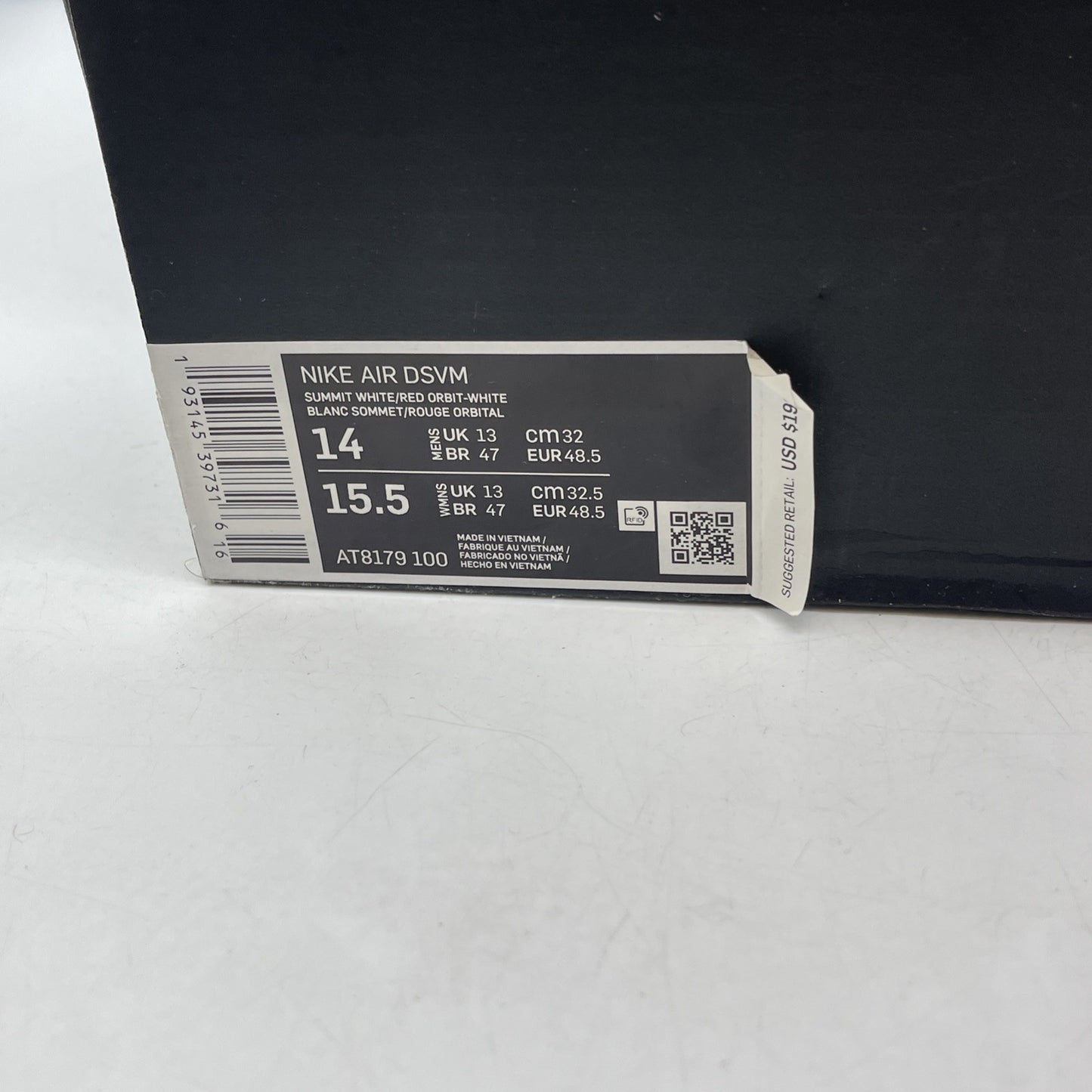 Size 14 - Nike Air VaporMax D/MS/X Off White (AT8179-100)