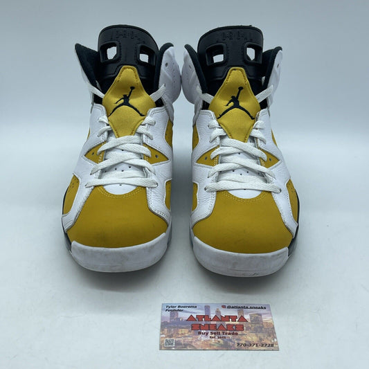 Size 10 - Air Jordan 6 Retro Yellow Ochre Suede White Leather (CT8529-170)