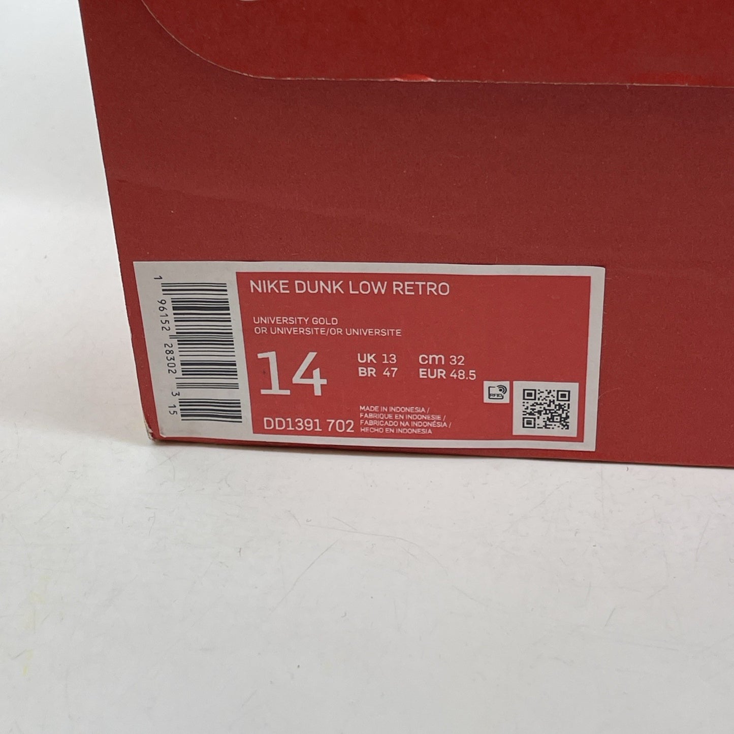 Size 14 - Nike Dunk Low Retro Arizona State Sun Devils Yellow (DD1391-702)