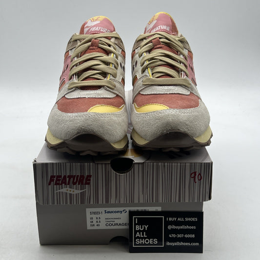 Size 9 - Saucony Feature x Courageous Bacon & Eggs (S70323-1)