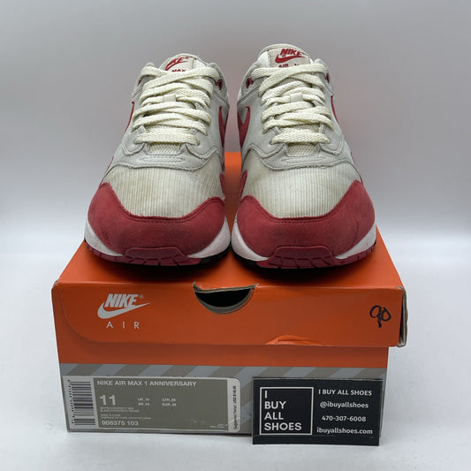 Size 11 - Nike Air Max 1 OG Anniversary 2017 Re-Release Red (908375-103)