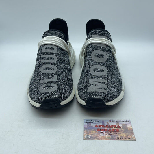 Size 9 - adidas Pharrell x NMD Human Race Trail Oreo Black White (AC7359)
