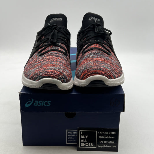 Size 11.5 - Asics Gel Kenun Knit Black Multi-Color (T832N-3090)