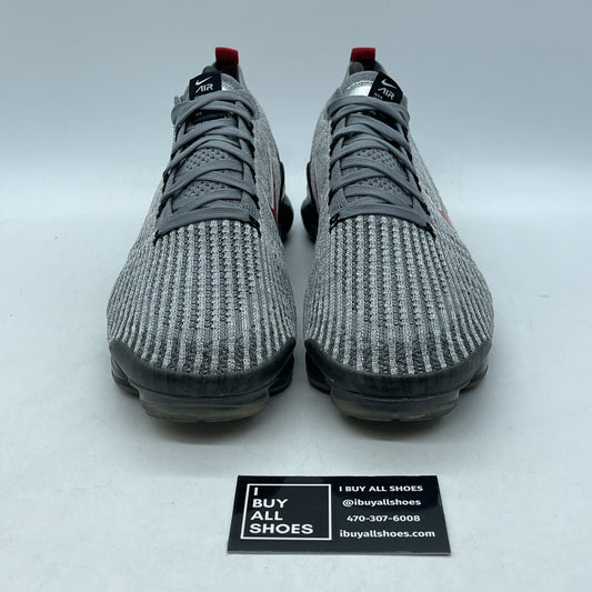 Size 10 - Nike Air VaporMax 3.0 Particle Grey Red White Suede (AJ6900-012)