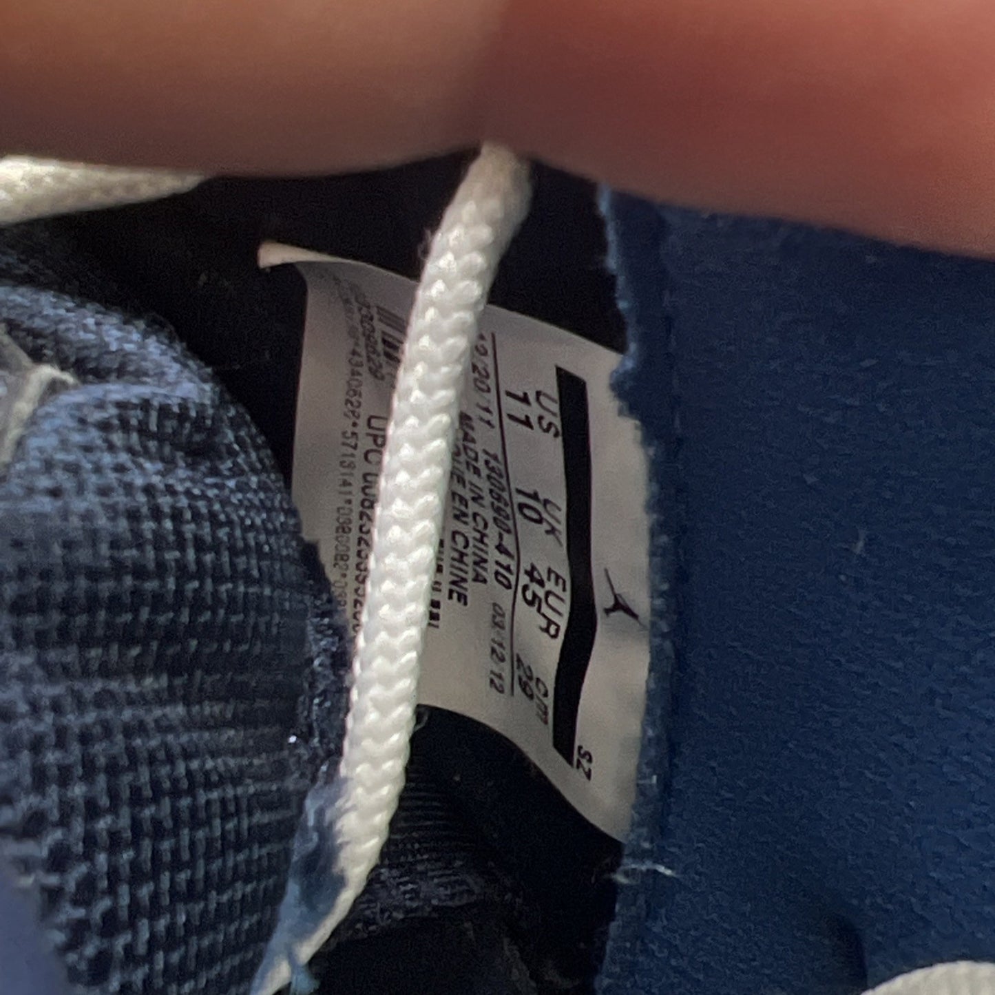 Size 11 - Air Jordan 12 Retro 2012 Obsidian (130690-410)