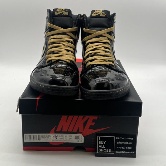 Size 13 - Air Jordan 1 Black 2020 (555088-032)