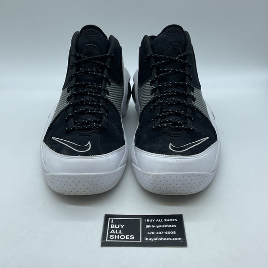 Size 12 - Nike Air Zoom Flight 95 Premium 2008 Black White Suede (317810-011)