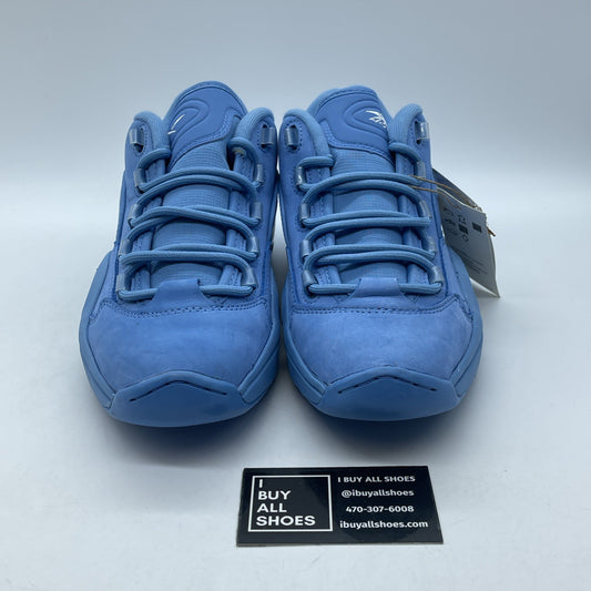 Size 8 - Reebok Question Low Blueprint Silver Suede (GY1079)