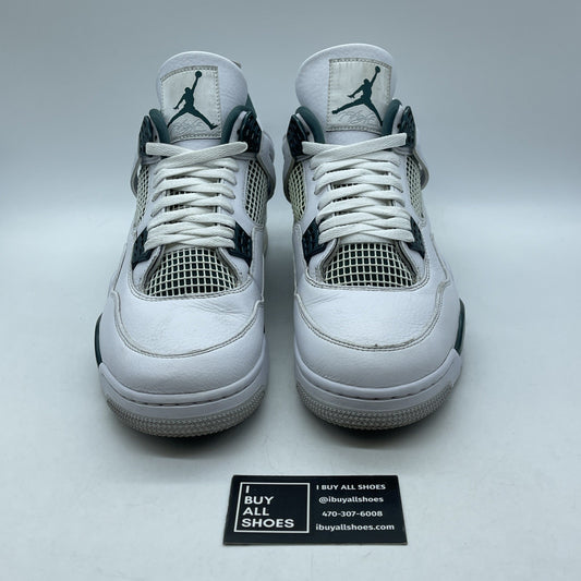 Size 12 - Air Jordan 4 Retro Oxidized Green White Leather (FQ8138-103)