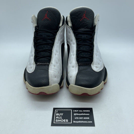 Size 9.5 - Jordan 13 Retro He Got Game Black White Suede Leather (414571-104)