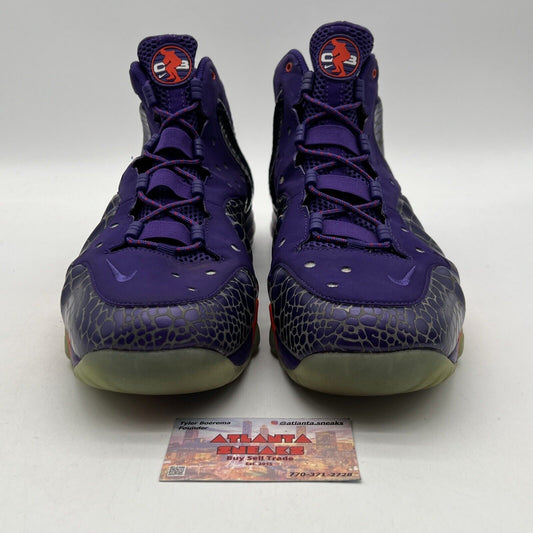 Size 13 - Nike Barkley Posite Max Phoenix Suns Orange White Suede (554097-581)