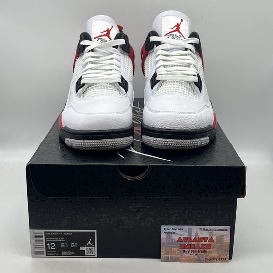 Size 12 - Jordan 4 Retro Mid Red Cement Brand New Og All