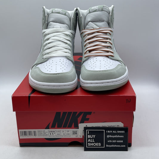 Size 11.5W - Air Jordan 1 Retro OG High Seafoam Blue White Suede (CD0451-002)