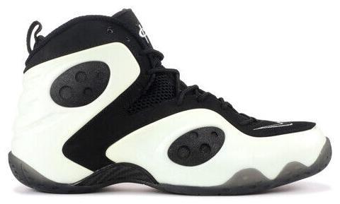 Size 9.5 - Nike Zoom Rookie Glow In The Dark Black White Suede (472688-101)