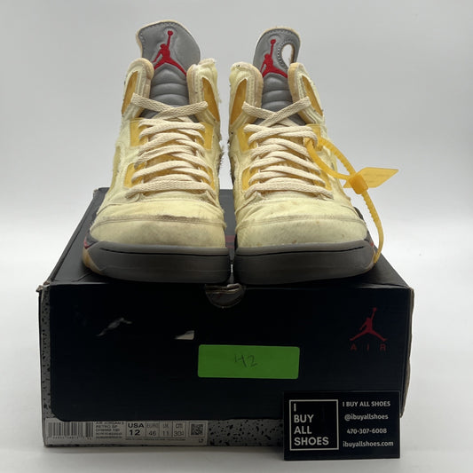Size 12 - Air Jordan 5 SP x Off-White Mid Sail (DH8565-100)