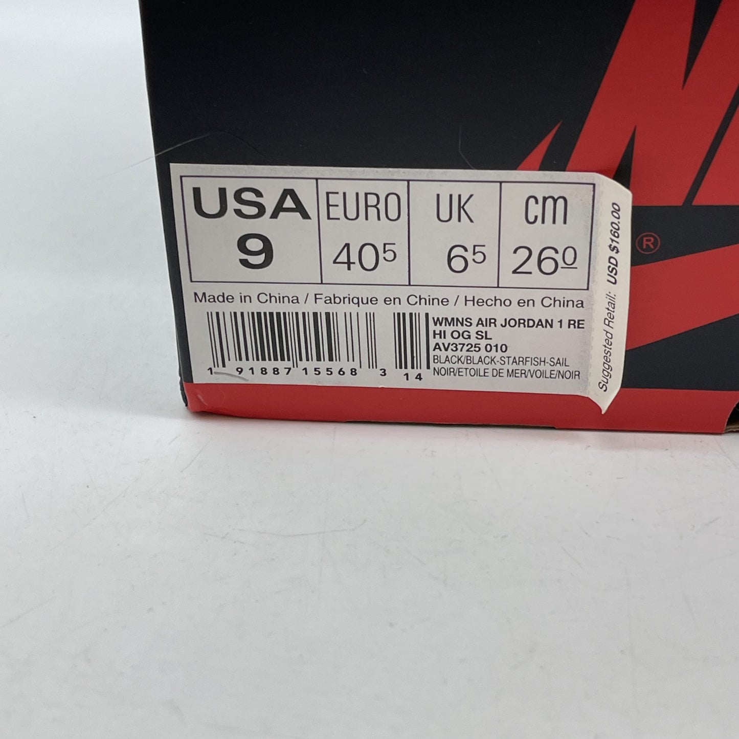 Size 9W - Air Jordan 1 Retro OG High Satin Shattered Backboard (AV3725-010)