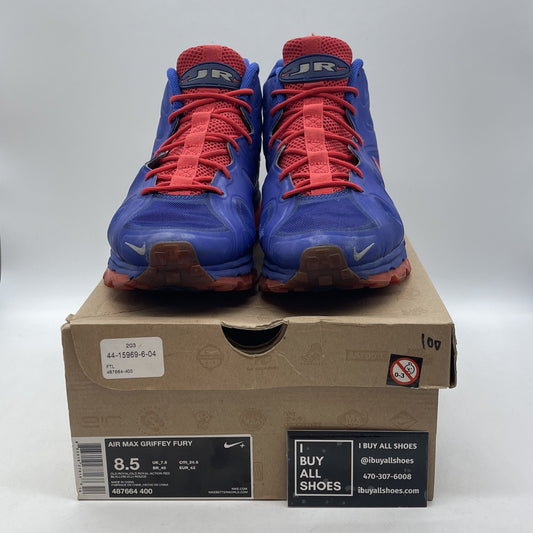Size 8.5 - Nike Air Max Griffey Fury Jackie Robinson Blue Orange (487664-400)
