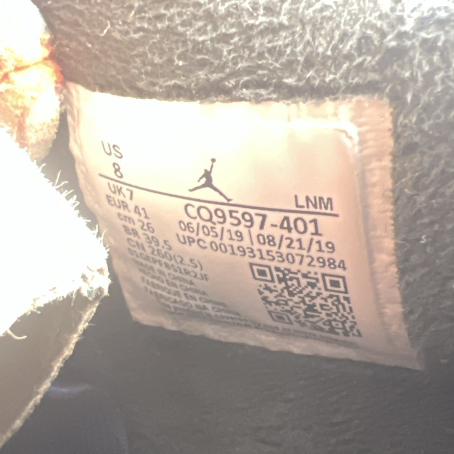 Size 8 - Air Jordan 4 Winter Loyal Blue 2019 (CQ9597-401)