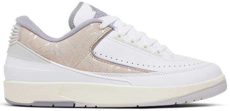 Size 12 - Air Jordan 2 Retro Low Python Grey Brown Suede Leather (DV9956-100)