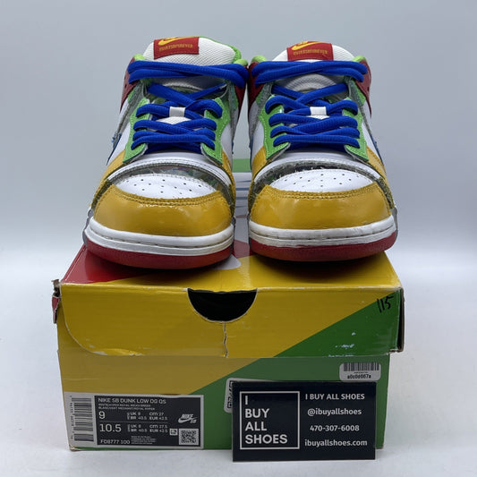 Size 9 - Nike Dunk Low SB Sandy Bodecker White Blue Red Leather (FD8777-100)