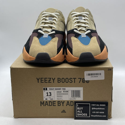 Size 13 - adidas Yeezy Boost 700 Enflame Amber Brown Black Suede (GW0297)