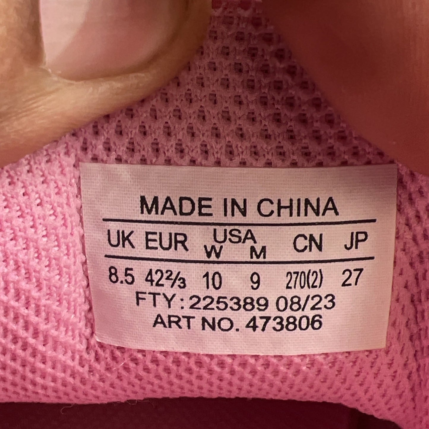 Size 10W - Salomon x Phileo XT-SP1 Sneakers - Pink (473806-30-G0)