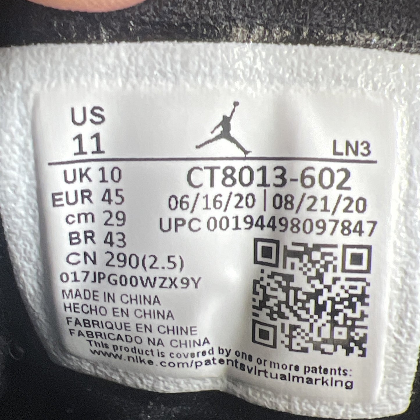 Size 11 - Air Jordan 12 Retro Reverse Flu Game 2020 (CT8013-602)