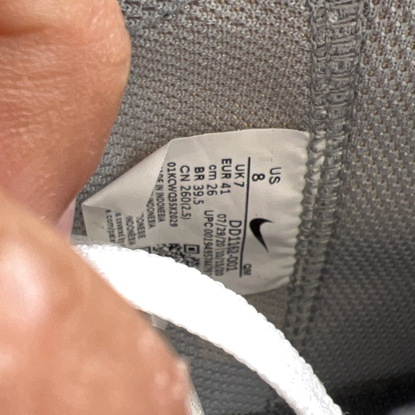 Size 8 - Nike Blazer '77 Mid Patch - Smoke Grey (DD1162-001)